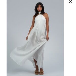 Rangel Elegant White Maxi Dress